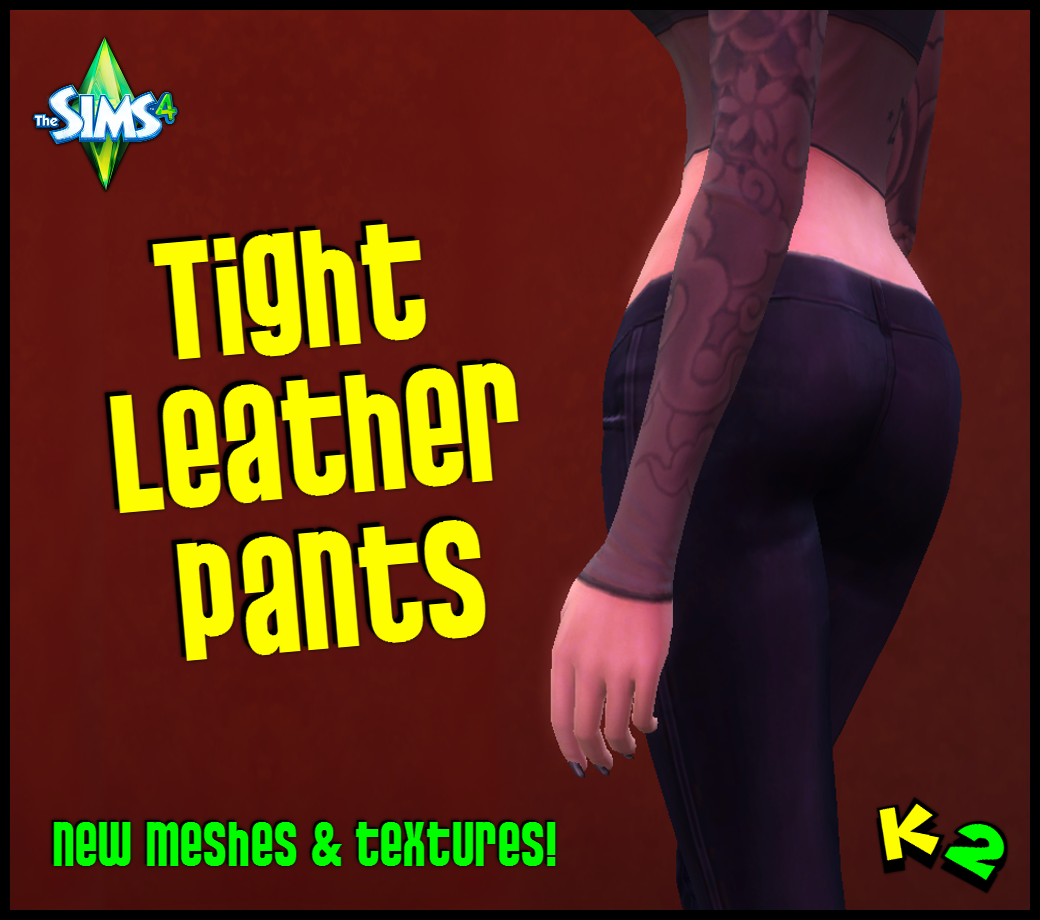 [Sims 4] Kendo 2's Tight Leather Pants