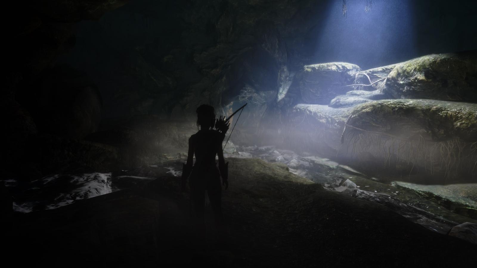 Shadow and light work, Skyrim  immersive test dev capture