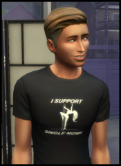 My Sims 'Lance' and his new T-Shirt