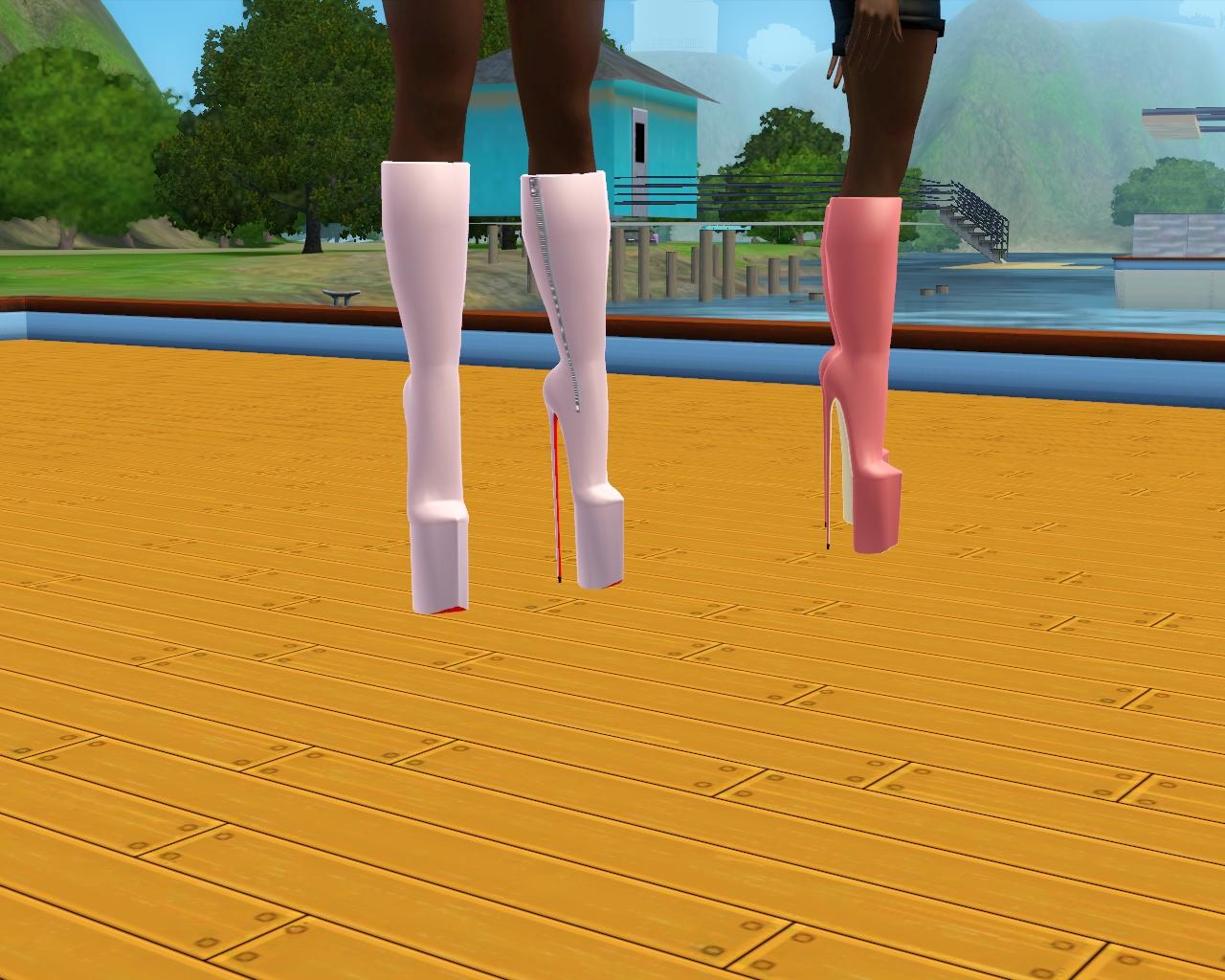 [REMESH] Impossible Boots Victoire Platforms by JoshQ