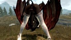 My naughty Succubus plays with her Big Fat Gun