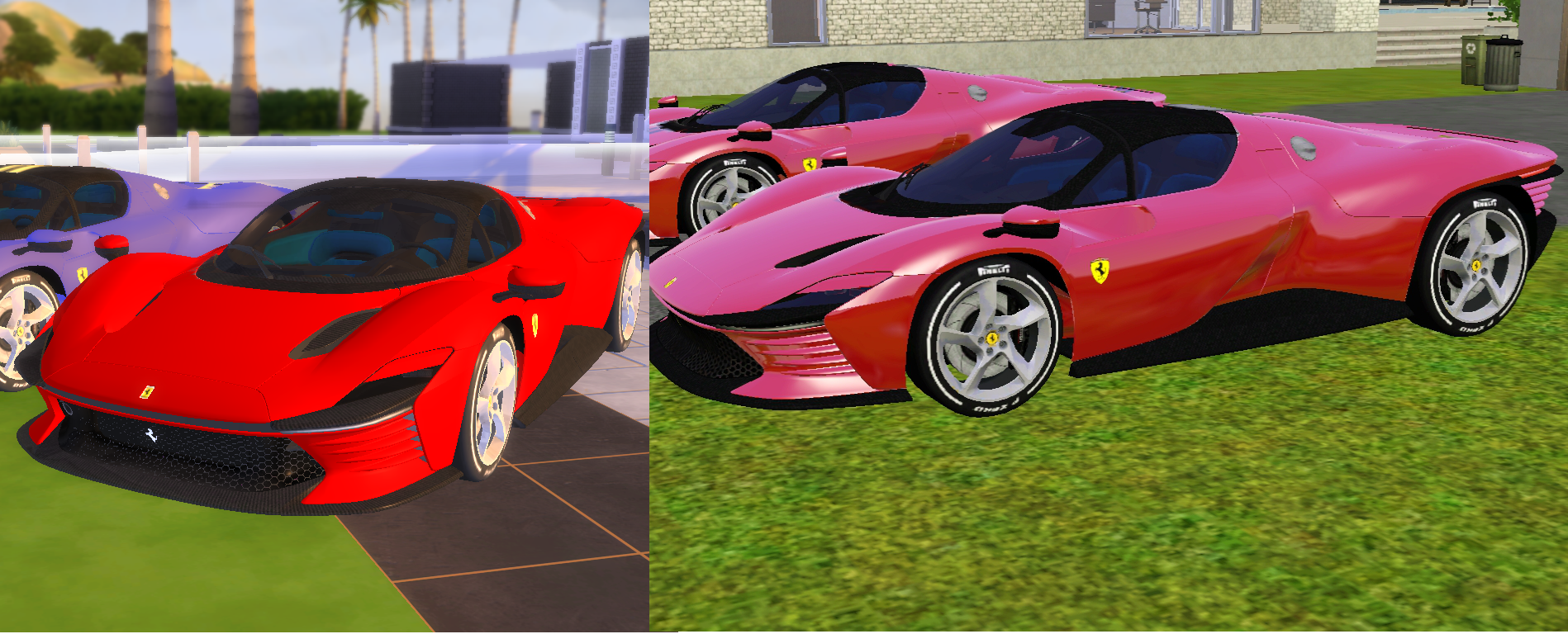2023 Ferrari Daytona Sp3 for the sims 3/sims 4